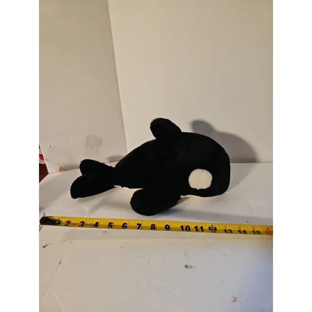 Sea World Black White Plush Large Orca‎ Whale 15